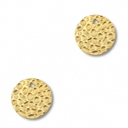 Bedels van Stainless steel Roestvrijstaal (RVS) round Gold