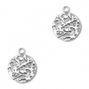 Bedels van Stainless steel Roestvrijstaal (RVS) round Silver