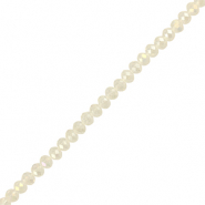 Facet kralen top quality disc 3x2mm Transparent