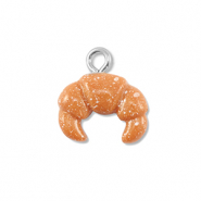 Hangers van resin croissant Brown