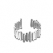 Ringen van Stainless steel Roestvrij staal (RVS) Silver