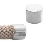 Metaal DQ eindkap &Oslash;10mm Antiek zilver (nikkelvrij)
