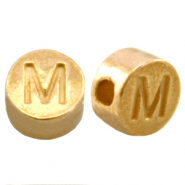 DQ metaal letterkraal M Goud (nikkelvrij)