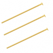 DQ metalen nietstift 25mm Goud (nikkelvrij)