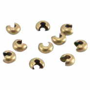 Knijpkraalverberger DQ metaal 5mm Antiek brons (nikkelvrij)