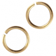 DQ metalen buigring 4.5mm Antiek brons (nikkelvrij)