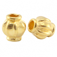 DQ metalen kralen 4x3.5mm Goud (nikkelvrij)