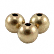 DQ metalen kraal rond 3mm Antiek brons (nikkelvrij)