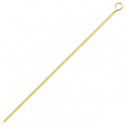 DQ metaal kettelstift 70mm Goud (nikkelvrij)