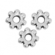DQ metalen kralen spacer Bali ring 4.8mm Antiek zilver (nikkelvrij)