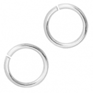 Metaal onderdelen DQ buigring 12mm Antiek zilver (nikkelvrij)