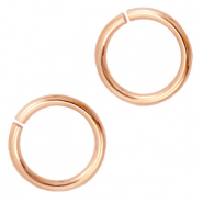 Metaal onderdelen DQ buigring 10.5mm Ros&eacute; goud (nikkelvrij)