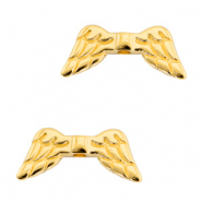 Metaal kralen DQ angel wings Goud (nikkelvrij)