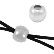 Bead stopper DQ metaal 5mm Antiek zilver (nikkelvrij)