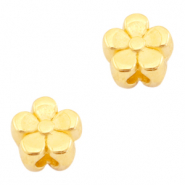Metaal kralen DQ bloem 4mm Goud (nikkelvrij)