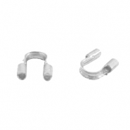 Metaal onderdelen DQ wire guardian / draadbeschermer 5mm (&Oslash;0.56mm) Zilver (nikkelvrij)