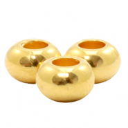 Metaal kralen DQ 6mm Goud (nikkelvrij)