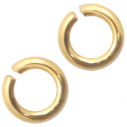 Metaal onderdelen DQ buigring 3mm Goud (nikkelvrij)