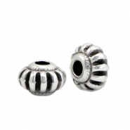 Metaal kralen DQ deco Antiek zilver (nikkelvrij)