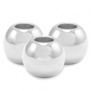Metaal kralen DQ 3mm Antiek zilver (nikkelvrij)