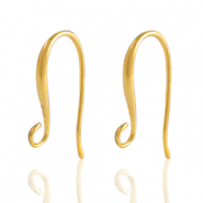Metaal onderdelen DQ oorbellen / oorhangers Goud (nikkelvrij)