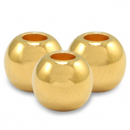 Metaal kralen DQ 3mm Goud (nikkelvrij)