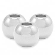 Metaal kralen DQ 3mm Antiek zilver (nikkelvrij)