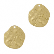 Metaal bedels DQ irregular Goud (nikkelvrij)