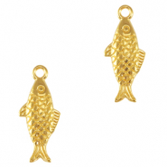 Metaal bedels DQ fish Goud (nikkelvrij)