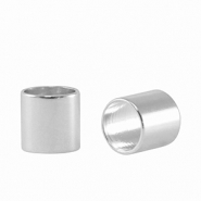 Metaal kralen DQ tube Ø5mm Antiek zilver (nikkelvrij)