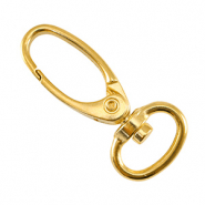 Metaal onderdelen DQ sleutelhanger 41mm Goud (nikkelvrij)