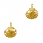 Metaal bedels DQ shell Goud (nikkelvrij)