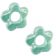 Grieks keramiek DQ flower Turquoise
