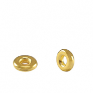 Metaal kralen DQ spacer ring 6mm Goud (nikkelvrij)