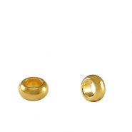 Metaal kralen DQ spacer ring 5mm Goud (nikkelvrij)