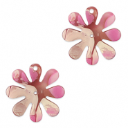 Statement hangers bloem 25mm Magenta marble