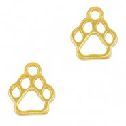 Metaal bedels DQ dog paw Goud (nikkelvrij)