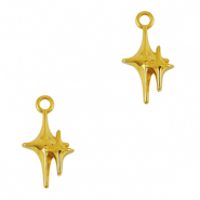 Metaal bedels DQ star Goud (nikkelvrij)