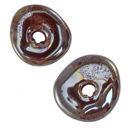 Grieks keramiek DQ donut Dark brick brown