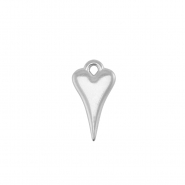 Metaal bedels DQ heart Antiek zilver