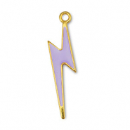 Metaal bedels DQ thunder Lilac-Goud (nikkelvrij)
