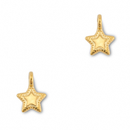 Metaal bedels DQ star Goud (Nikkelvrij)