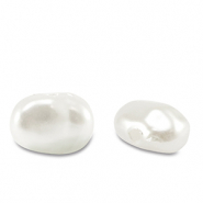 Zoetwaterparels imitatie nugget White