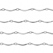 Benodigdheden van Stainless steel Roestvrij staal (RVS) jasseron curved Silver