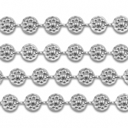 Benodigdheden van Stainless steel Roestvrij staal (RVS) jasseron round Silver