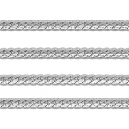 Benodigdheden van Stainless steel Roestvrij staal (RVS) jasseron flat gourmet Silver