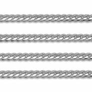 Benodigdheden van Stainless steel Roestvrij staal (RVS) jasseron flat gourmet Silver