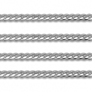Benodigdheden van Stainless steel Roestvrij staal (RVS) jasseron flat gourmet Silver