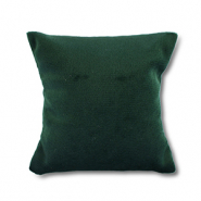 Sieraden display kussentje velvet Dark green