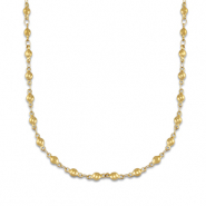 Kettingen van Stainless steel Roestvrij staal (RVS) ball Gold